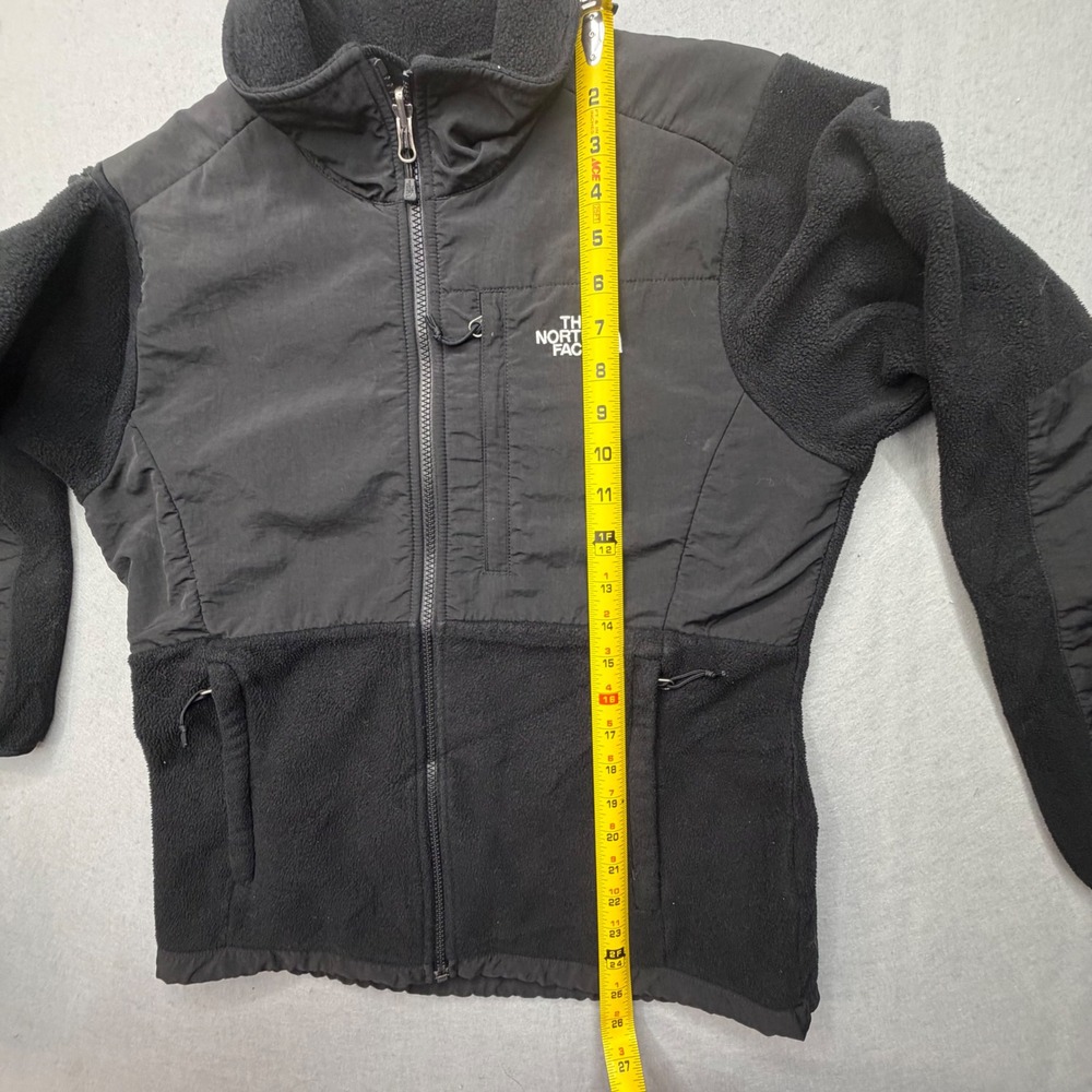 The North Face Denali Fleece Jacket Black Womens Medium ANLP FT12 Polartec Zip - Picture 6 of 8